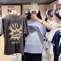 韓國 Satur Sun Retro Graphic T-Shirt (男女同款)【SR338】