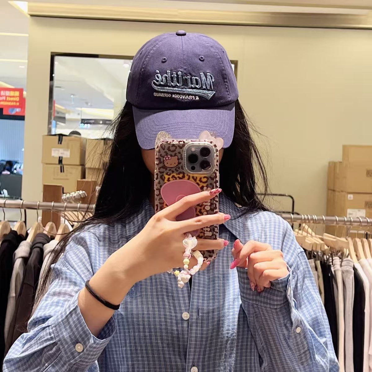 韓國 Marithe Francois Girbaud Vintage Baseball Graphic Cap【MD259】