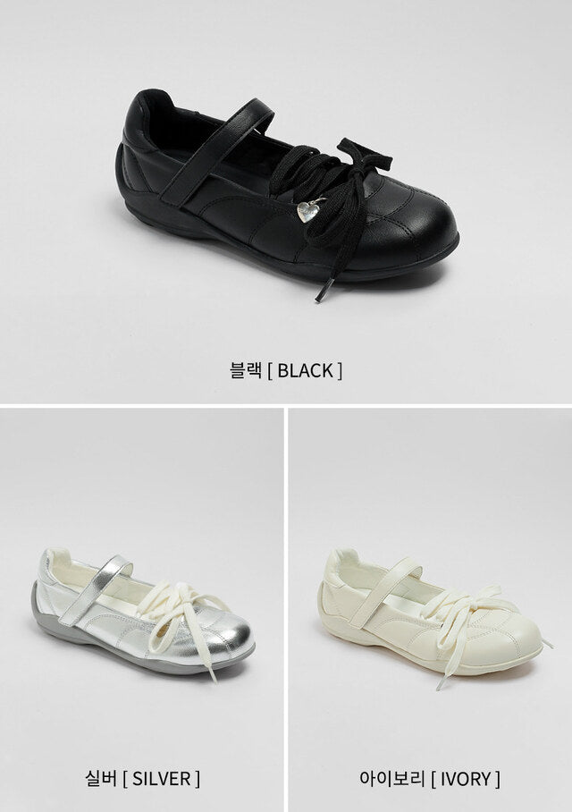 韓國 Chaakan Cocomel Quilted Mary Jane Sneakers【CN031】