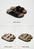 韓國 Chaakan Neldo Big Buckle Platform Slippers【CN025】