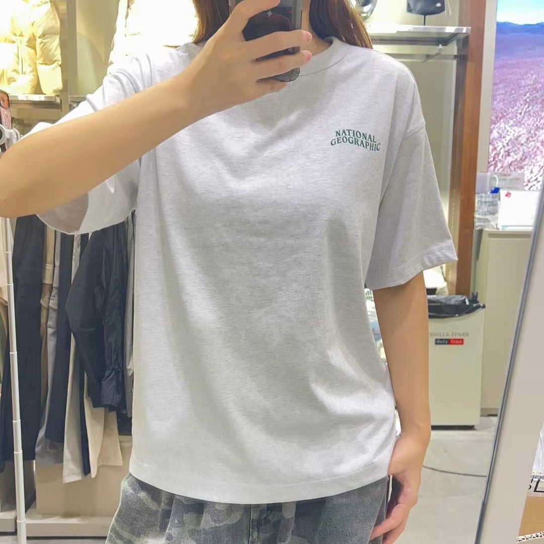韓國 National Geographic 男女同款 T-Shirt【NG1081】