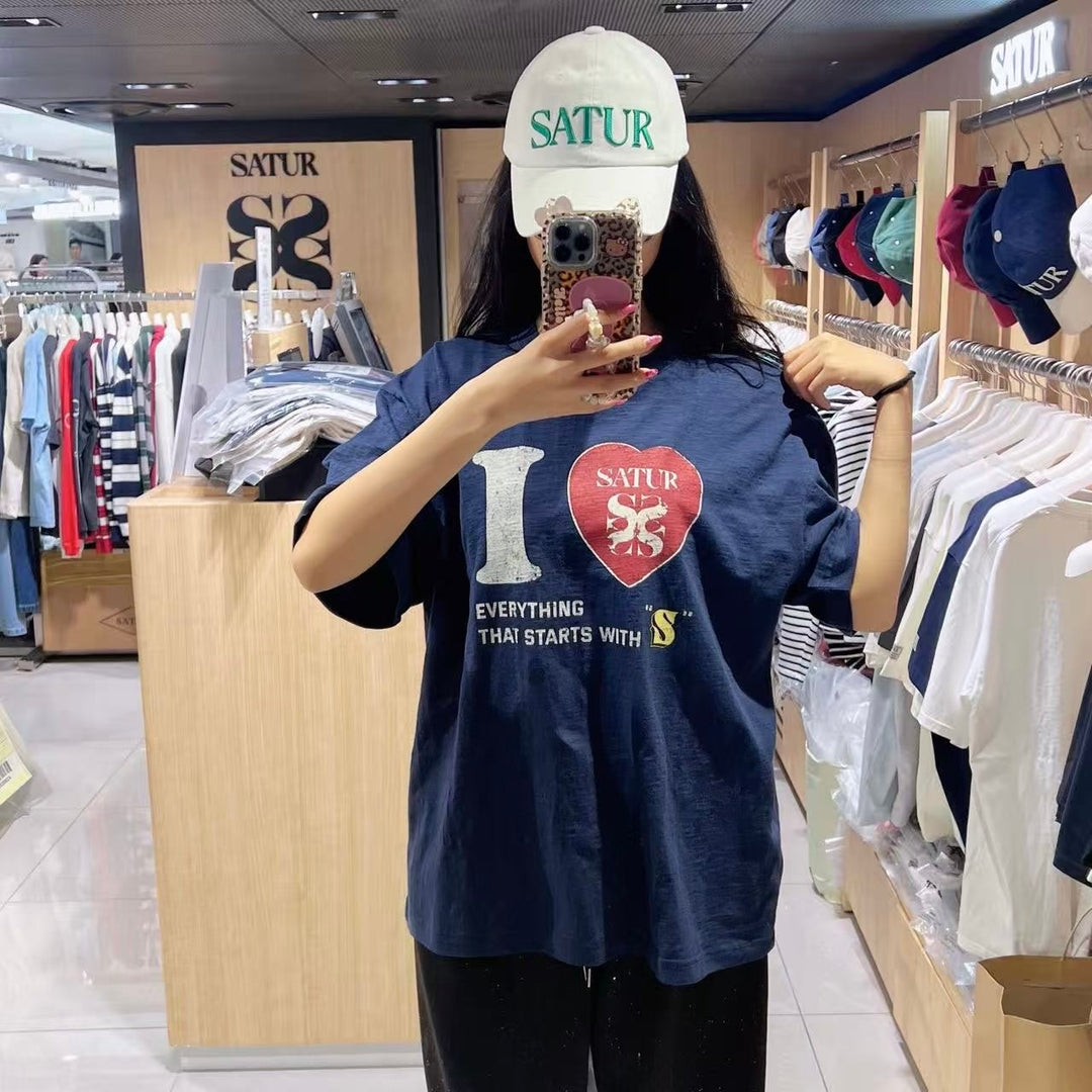 韓國 Satur T-Shirt (男女同款)【SR312】