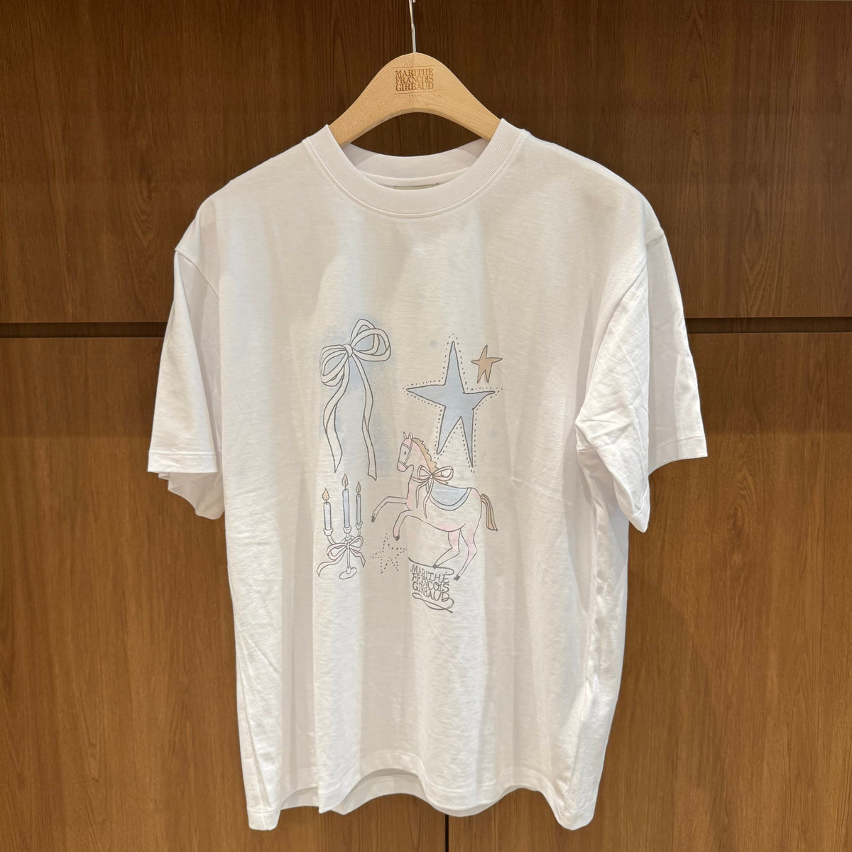 韓國 Marithe Francois Girbaud W Unicorn Graphic Oversized Tee【MD286】