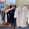 韓國 Marithe Francois Girbaud Small Classic Logo Pk Collar Tee【MD240】