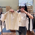 韓國 Marithe Francois Girbaud W Small Regular Logo Raglan Crop Tee【MD237】