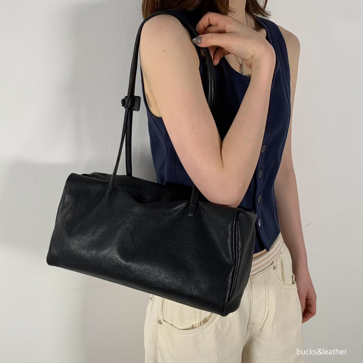 韓國 Bucks & Leather 26SS 磚塊單肩包【SM2326】