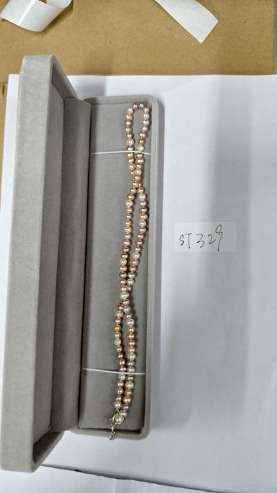 【現貨】糖果色鵝蛋小彩珠項鍊【ST329】