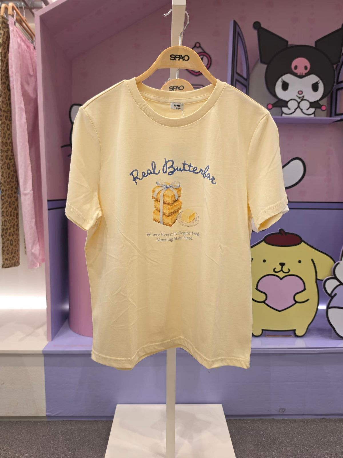 韓國 SPAO Bakery Graphic Short Sleeve T-shirt【SP462】