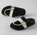 韓國 Chaakan Braided Knit Big Buckle Loafers【CN059】