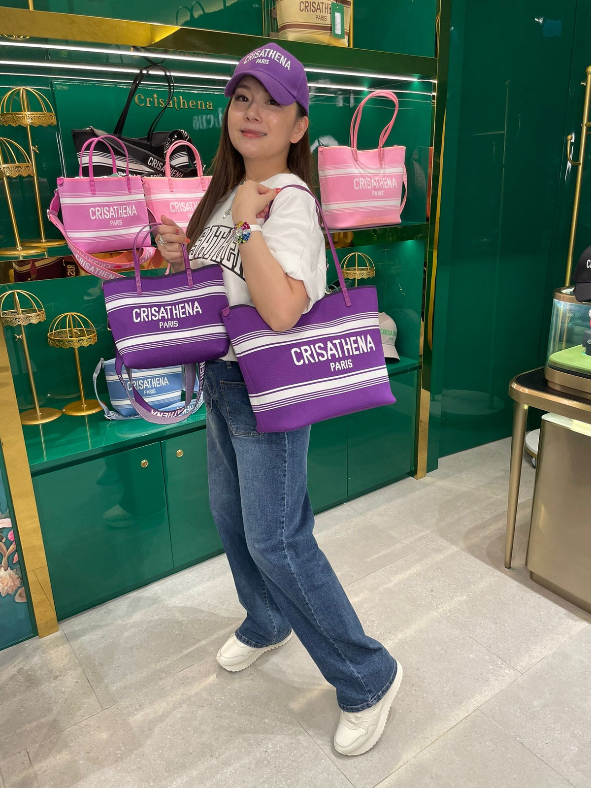 Crisathena Légèreté Large Tote Bag【SM164】