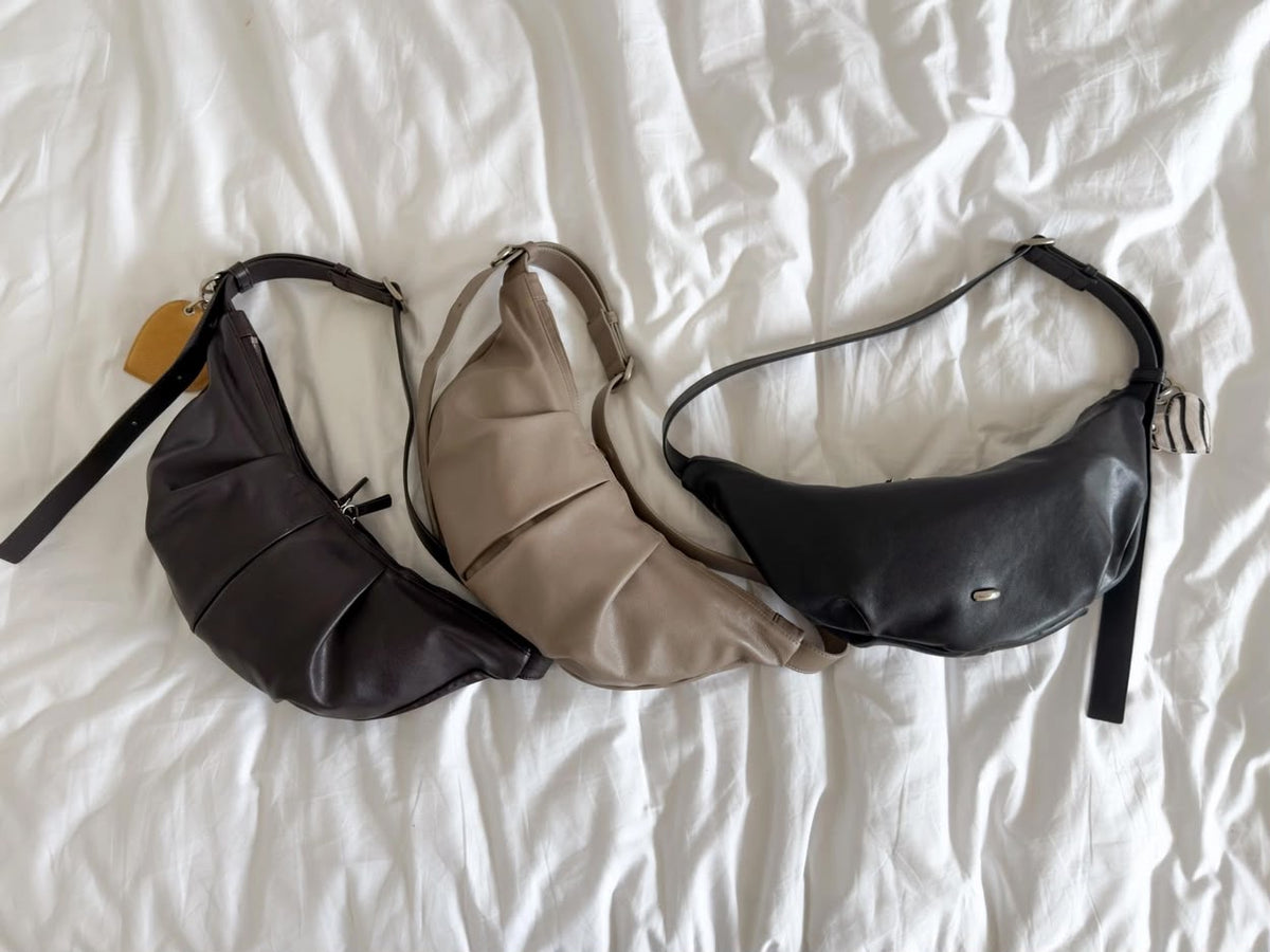 韓國 Bucks & Leather 分身斜挎餃子包【SM2379】