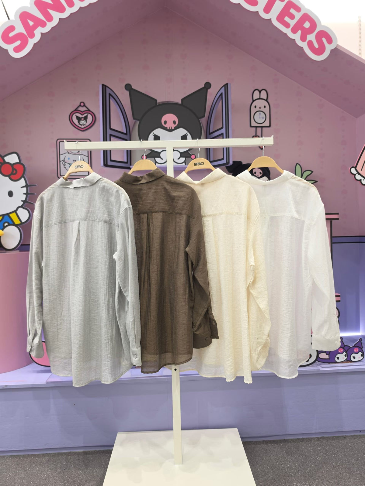 韓國 SPAO See Through Shirt【SP456】