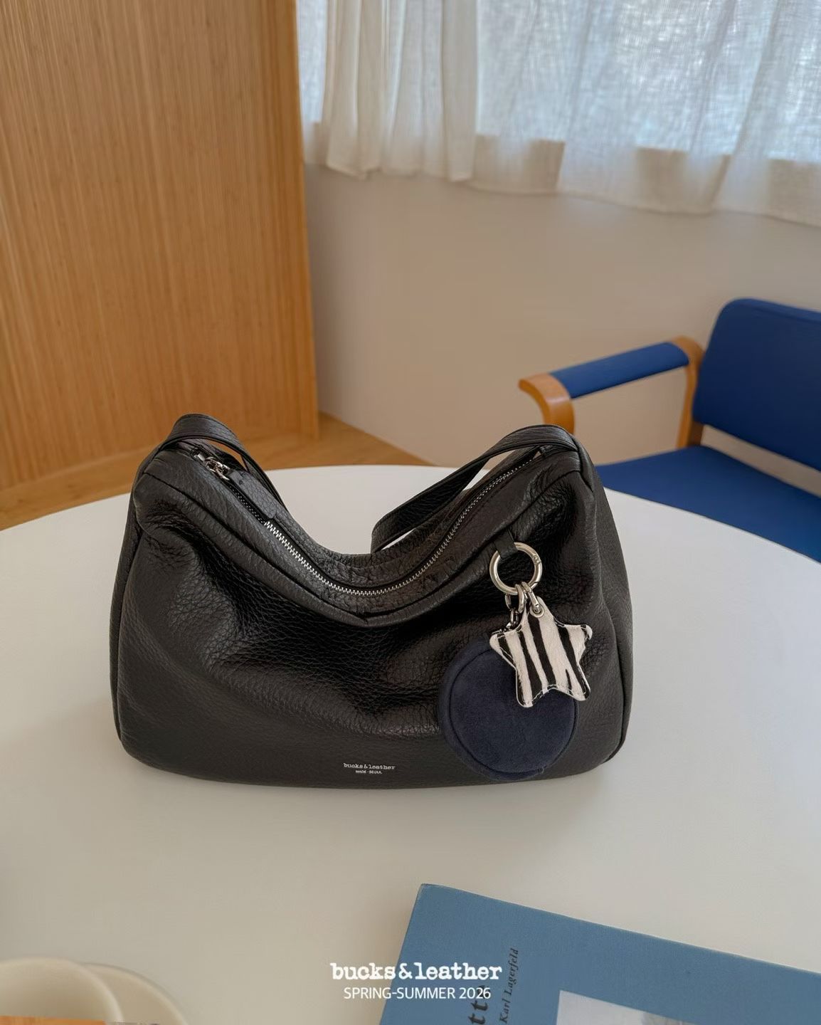 韓國 Bucks & Leather 26SS 复古大容量行李包 (小號)【SM2296】