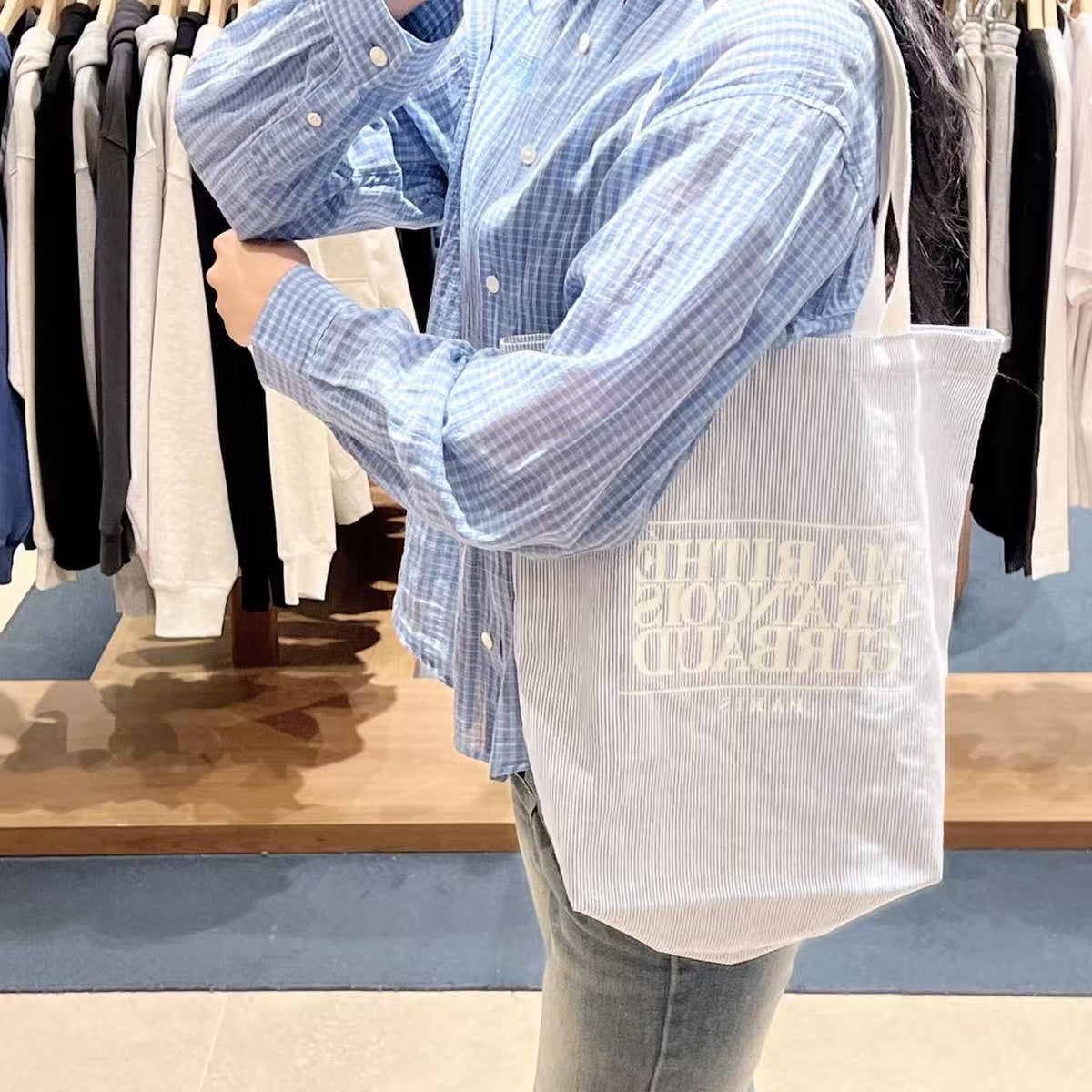 韓國 Marithe Francois Girbaud Classic Logo Eco Bag【MD005】