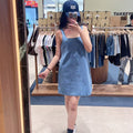 韓國 Marithe Francois Girbaud W Denim Sleeveless Dress【MD278】