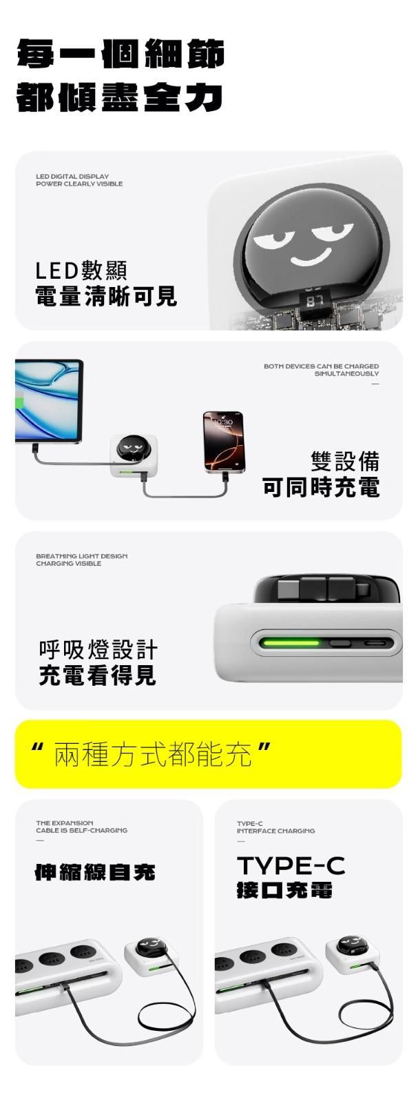 Fansdreams 史上最細最輕 20000mAh 充電寶-眼睛款【SE322】