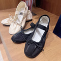 韓國 Marithe Francois Girbaud W Banding Ribbon Flat Shoes【MD256】