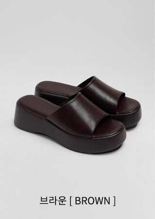 韓國 Chaakan Papua Strap Wedge Mule Slippers【CN028】