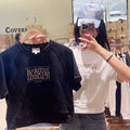 韓國 Marithe Francois Girbaud W Vintage Classic Logo Half Sweatshirt【MD207】