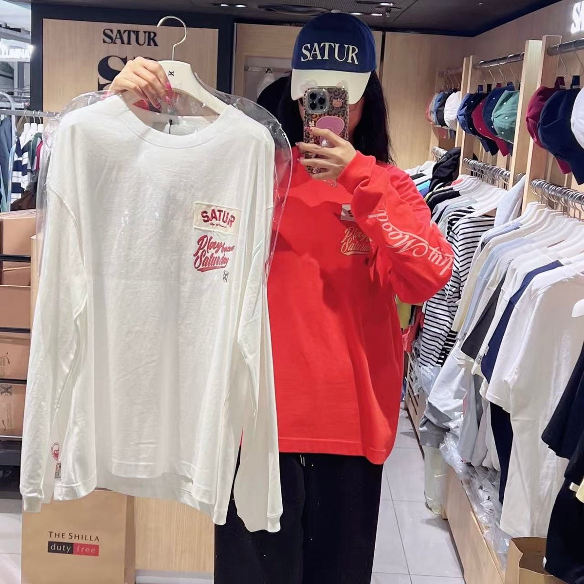 韓國 Satur 90s Playback Long Sleeve (男女同款)【SR324】