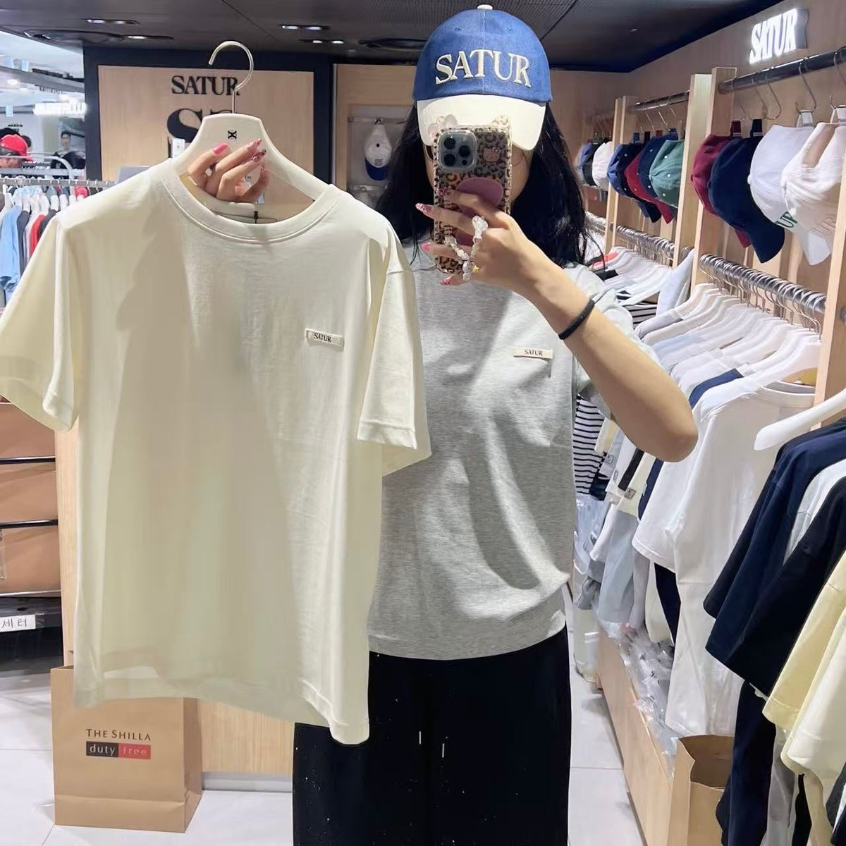 韓國 Satur T-Shirt (男女同款)【SR316】