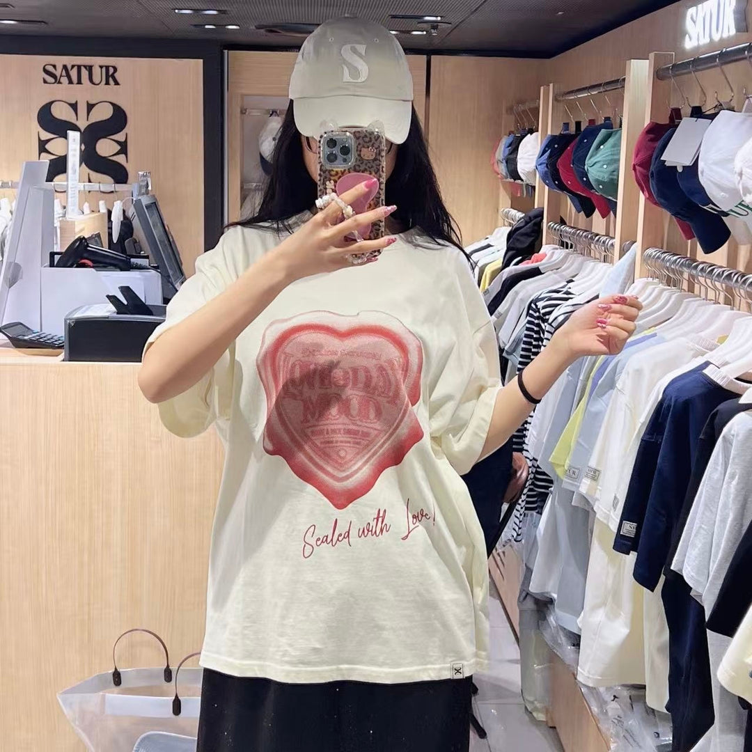 韓國 Satur T-Shirt (男女同款)【SR342】