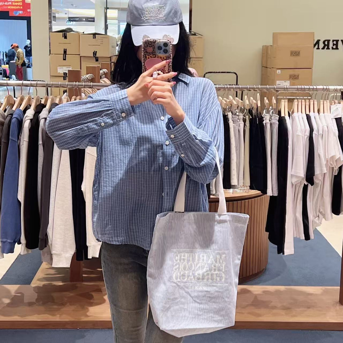 韓國 Marithe Francois Girbaud Classic Logo Eco Bag【MD005】