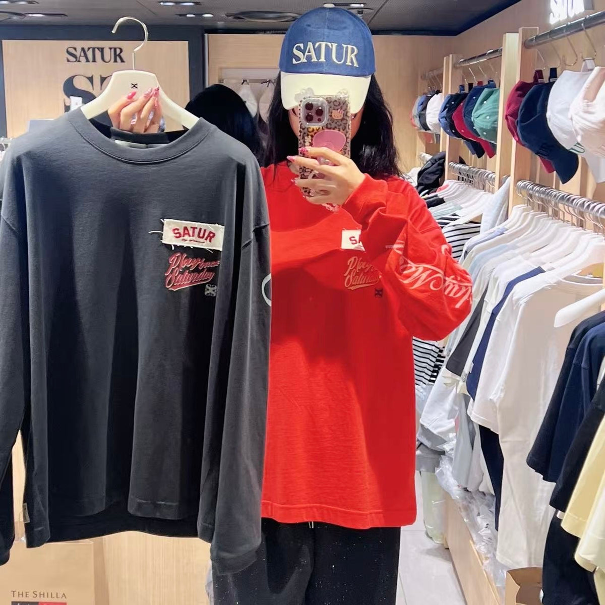 韓國 Satur 90s Playback Long Sleeve (男女同款)【SR324】