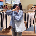 韓國 Marithe Francois Girbaud Drawing Classic Logo Denim Eco Bag【MD090】