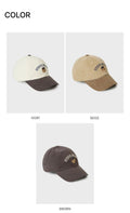 韓國 WhoAU Steve Head Embroidery Ball Cap【WA086】