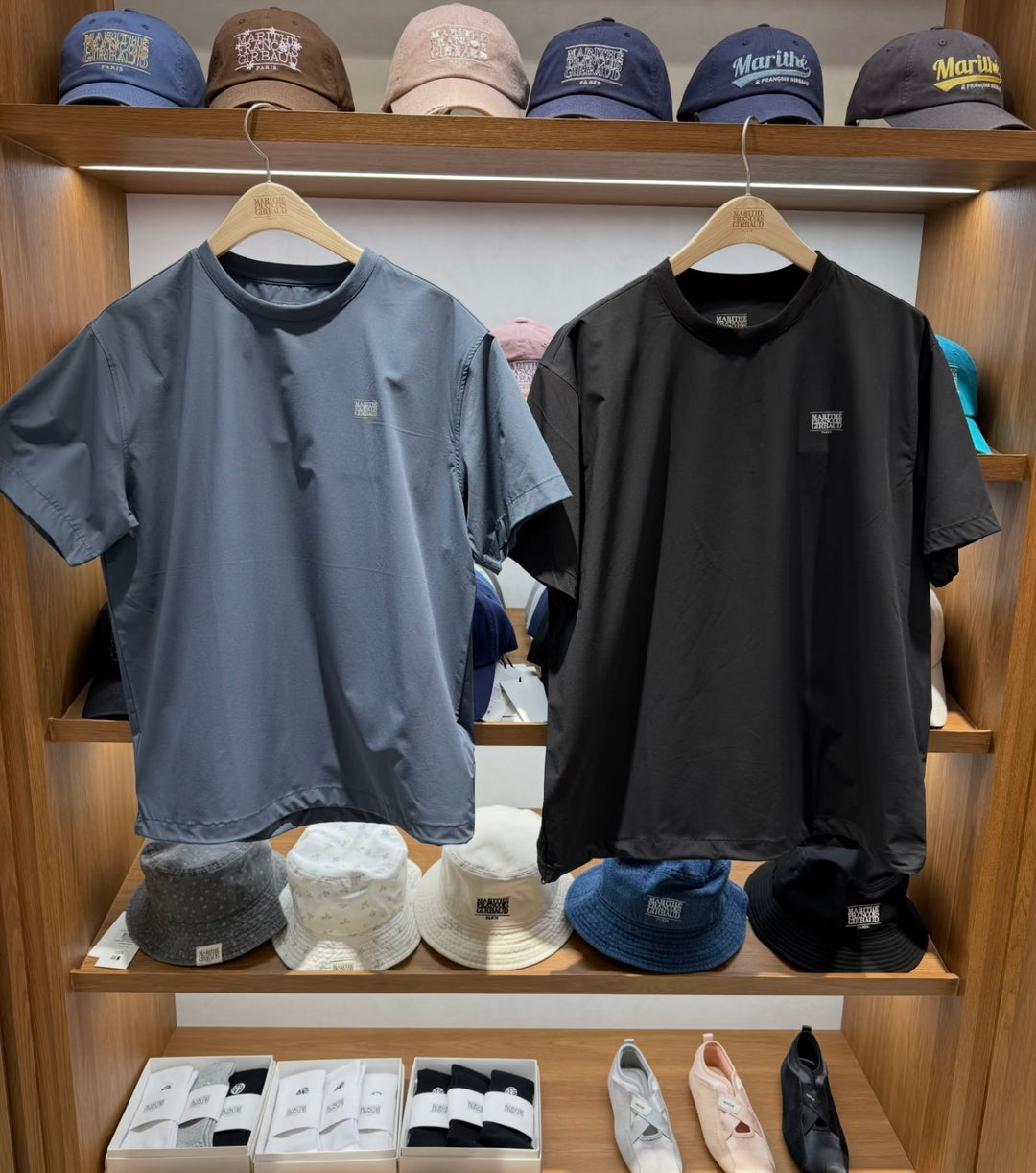韓國 Marithe Francois Girbaud Sport Classic Logo Woven Tee【MD215】