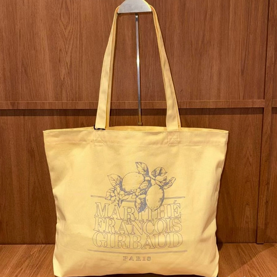 韓國 Marithe Francois Girbaud Lemon Classic Logo Eco Bag【MD234】