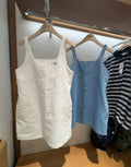 韓國 Marithe Francois Girbaud W Denim Sleeveless Dress【MD278】