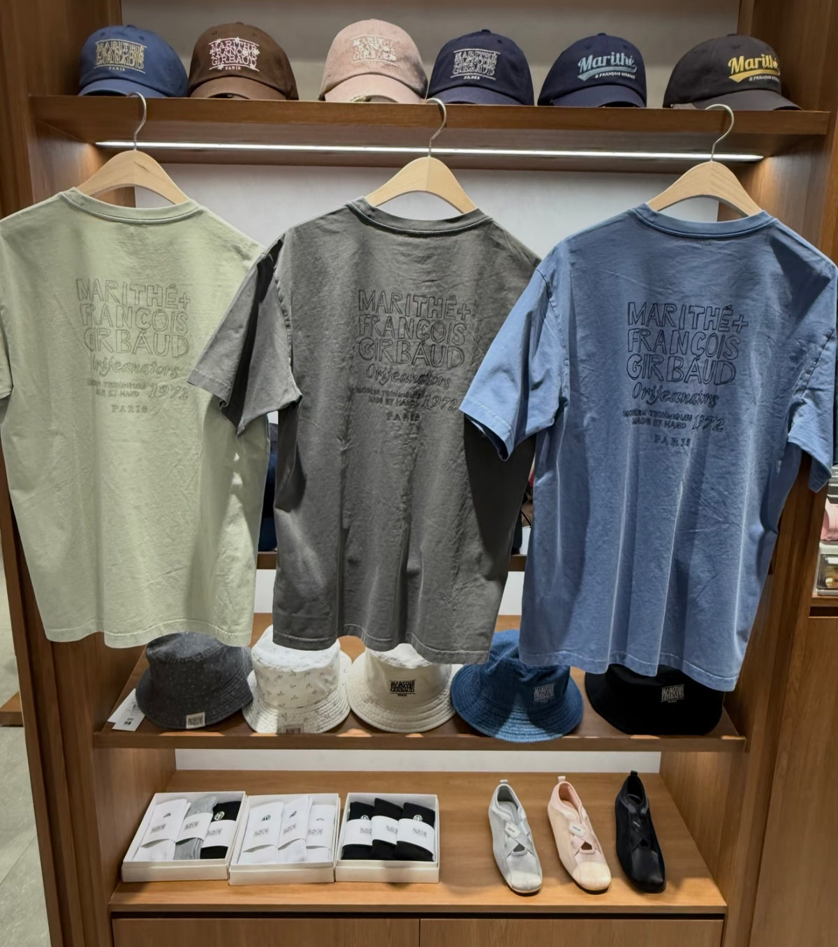韓國 Marithe Francois Girbaud Drawing Logo Dyeing Tee【MD208】