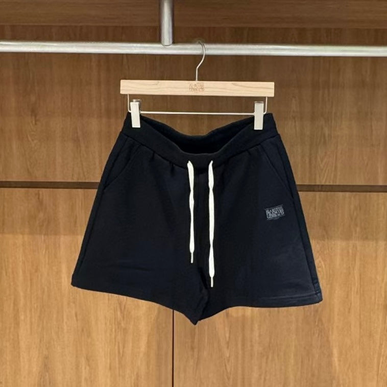 韓國 Marithe Francois Girbaud W Vintage Classic Logo Sweat Shorts【MD202】