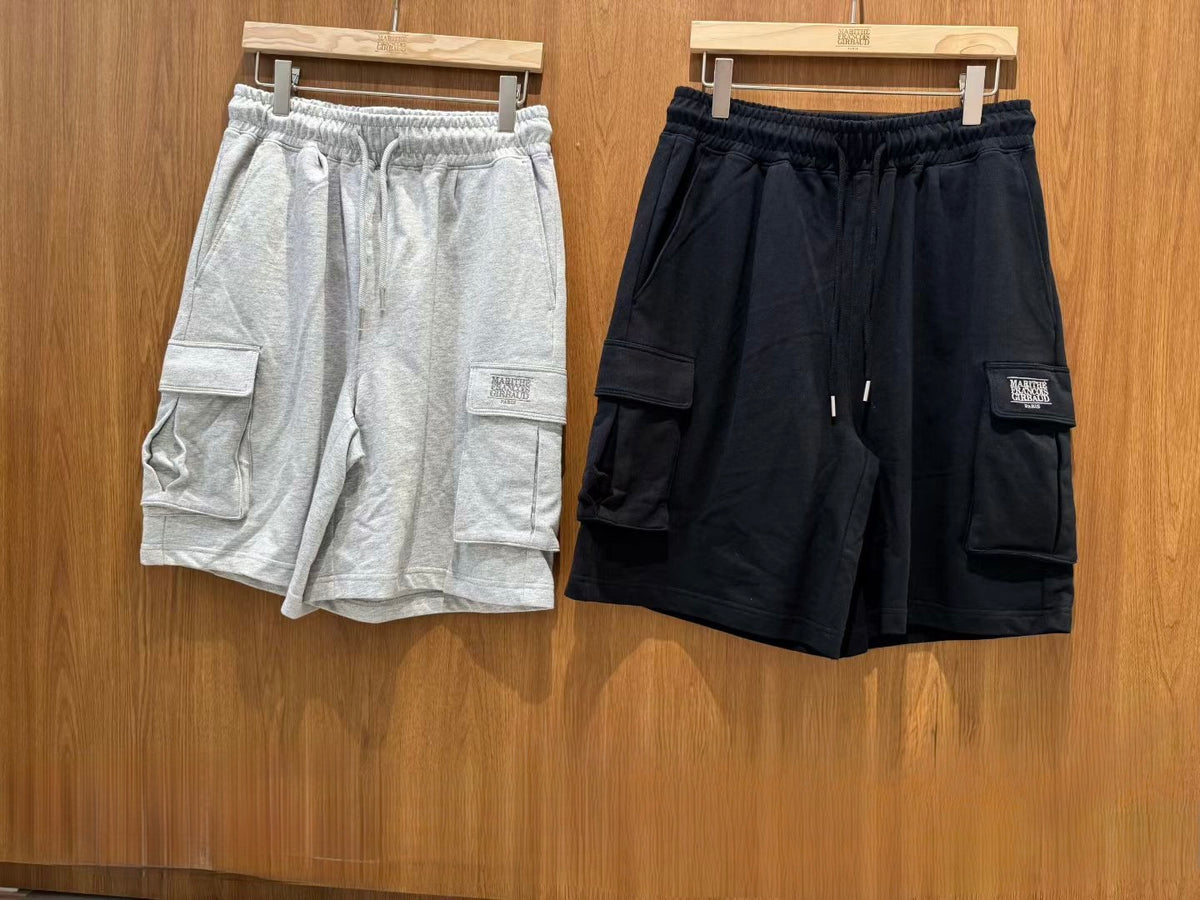 韓國 Marithe Francois Girbaud Classic Logo Cargo Sweat Shorts【MD201】
