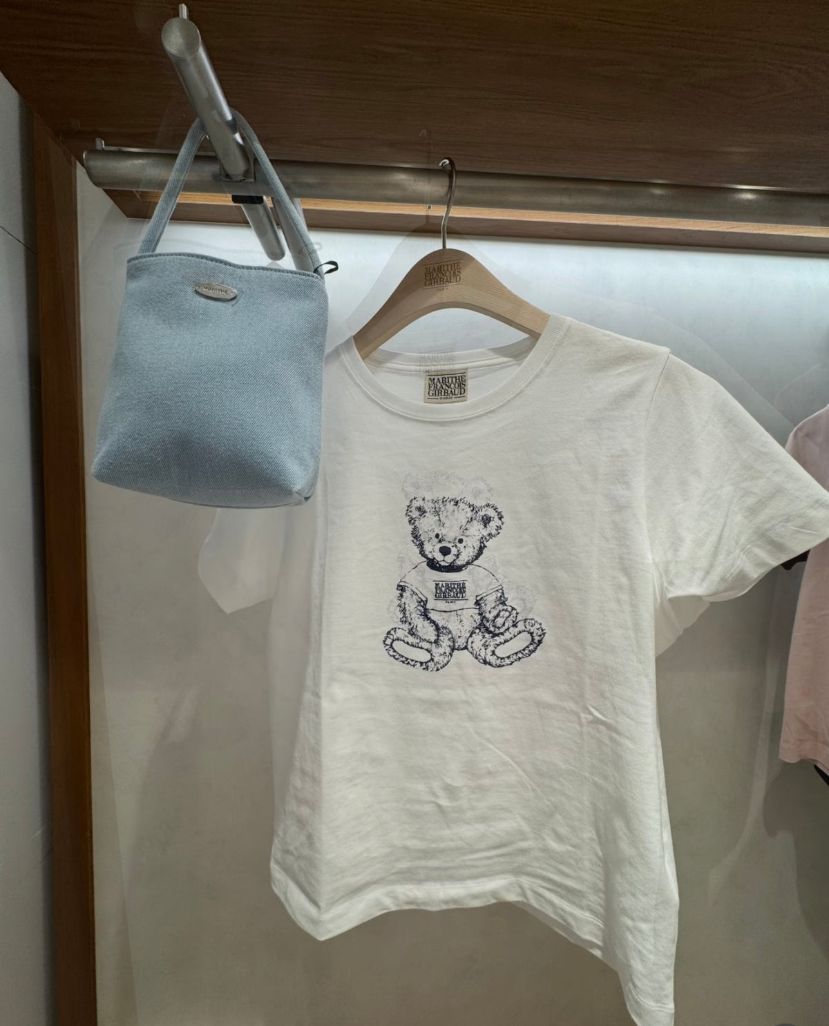 韓國 Marithe Francois Girbaud W Doodle Bear Tee【MD266】
