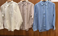 韓國 Marithe Francois Girbaud W Pattern Sheer Shirt【MD227】