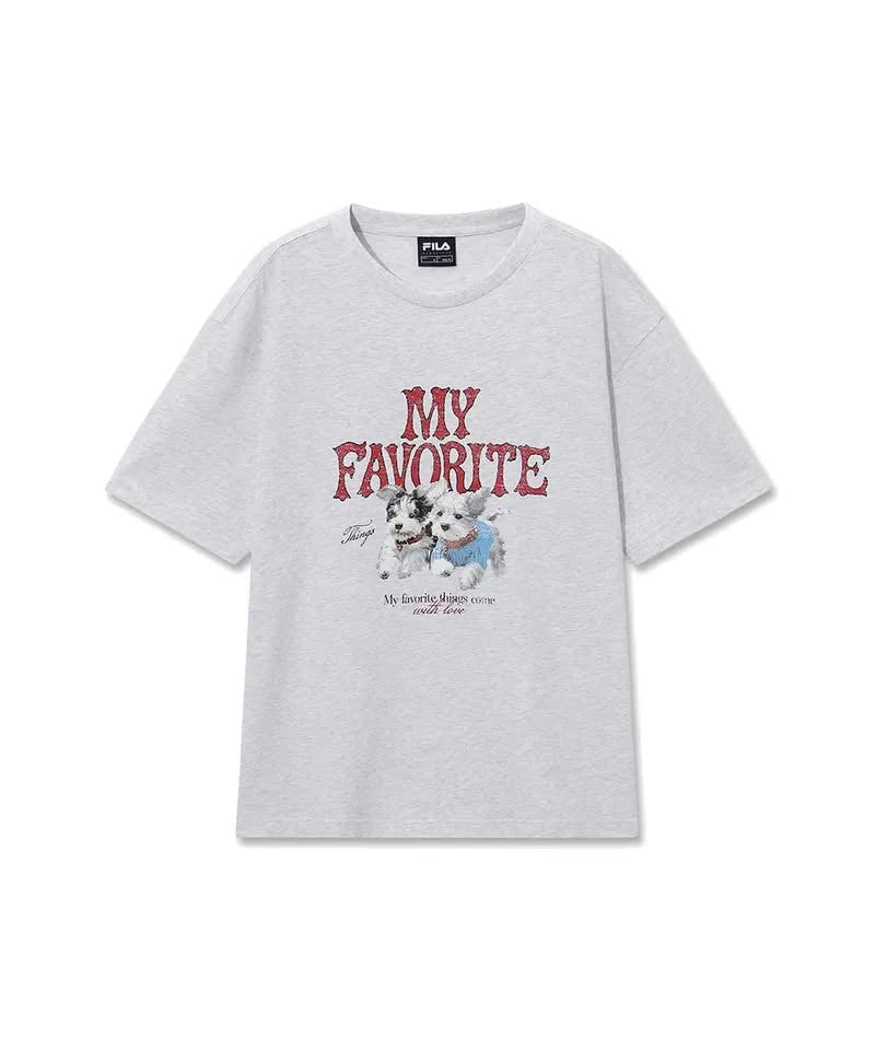 韓國 Fila 雙狗仔Tee【SM1984】