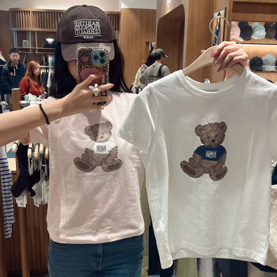 韓國 Marithe Francois Girbaud W Doodle Bear Tee【MD266】