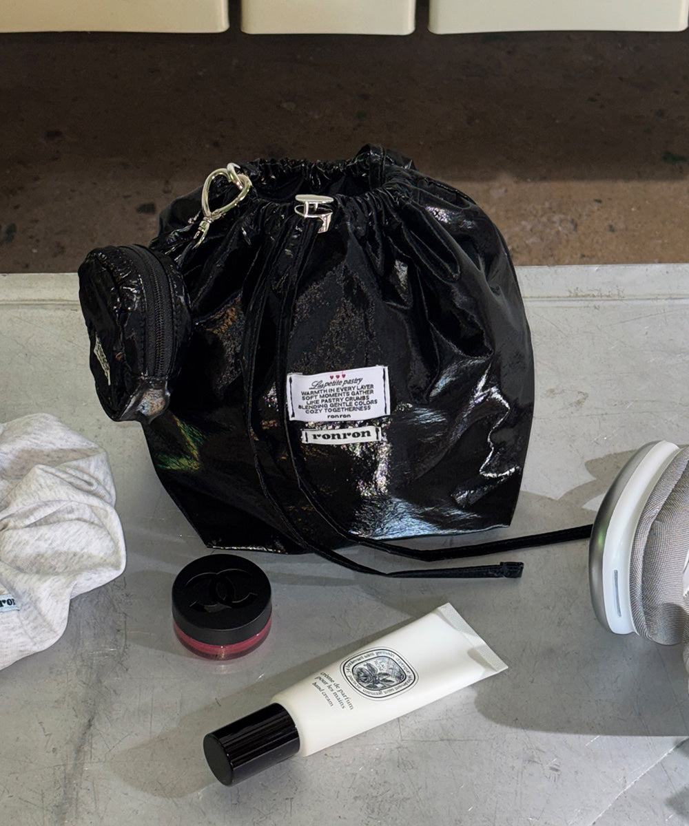 韓國 Ronron Mini Bag Keyring Set Drawstring Bag【RR054】