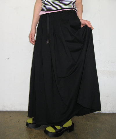 韓國 Ronron Sweat Pleats Long Skirt【RR043】