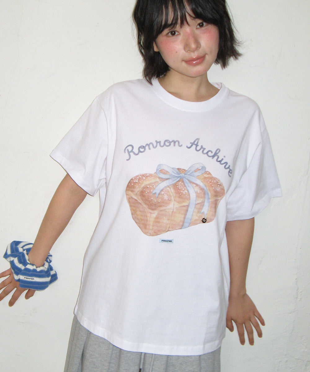 韓國 Ronron Ribbon Toast Basic Fit T Shirt【RR021】