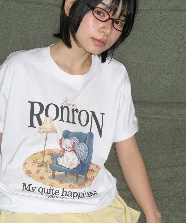韓國 Ronron Quiet Cat Over Fit T Shirt【RR031】