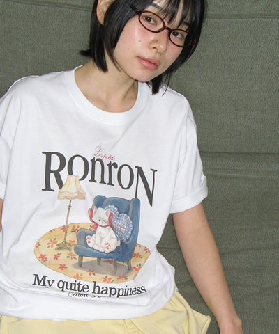 韓國 Ronron Quiet Cat Over Fit T Shirt【RR031】