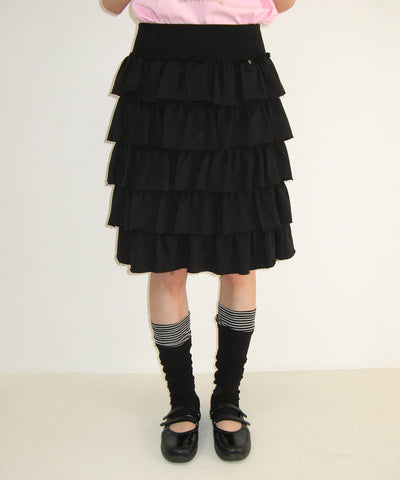 韓國 Ronron Cancan Tiered Midi Skirt【RR042】