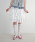 韓國 Ronron Cancan Tiered Midi Skirt【RR042】