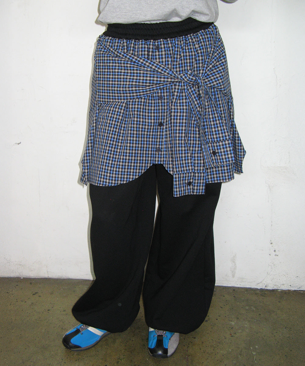 韓國 Ronron Shirt Layered Sweat Pants【RR045】