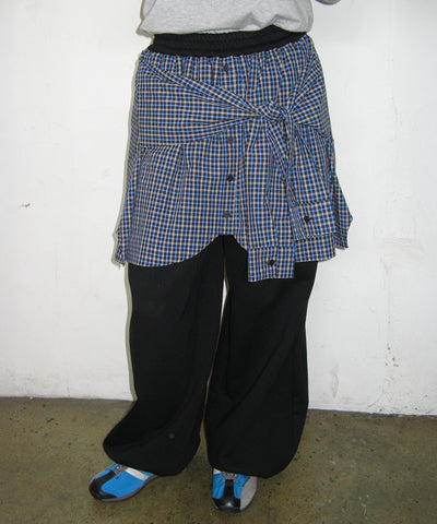 韓國 Ronron Shirt Layered Sweat Pants【RR045】