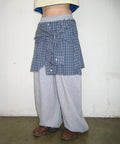 韓國 Ronron Shirt Layered Sweat Pants【RR045】
